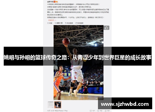 姚明与孙明的篮球传奇之路：从青涩少年到世界巨星的成长故事